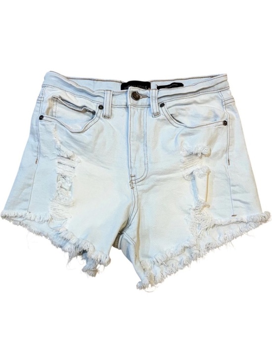 Kendall & Kylie Pants - Kendall & Kylie The Icon Short High Waisted Denim Shorts